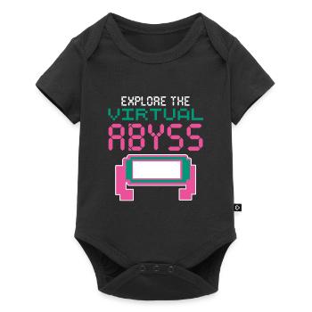 VR Glasses Virtual Reality Gaming - Baby Premium short-sleeve bodysuit - black - Front