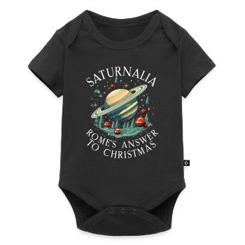 Saturnalia Miracle Ancient Rome and Julius Caesar - Baby Premium short-sleeve bodysuit - black - Front