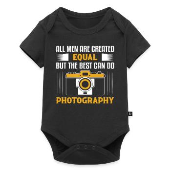 Le meilleur appareil photo - Body à manches courtes Premium Bébé - noir - Devant