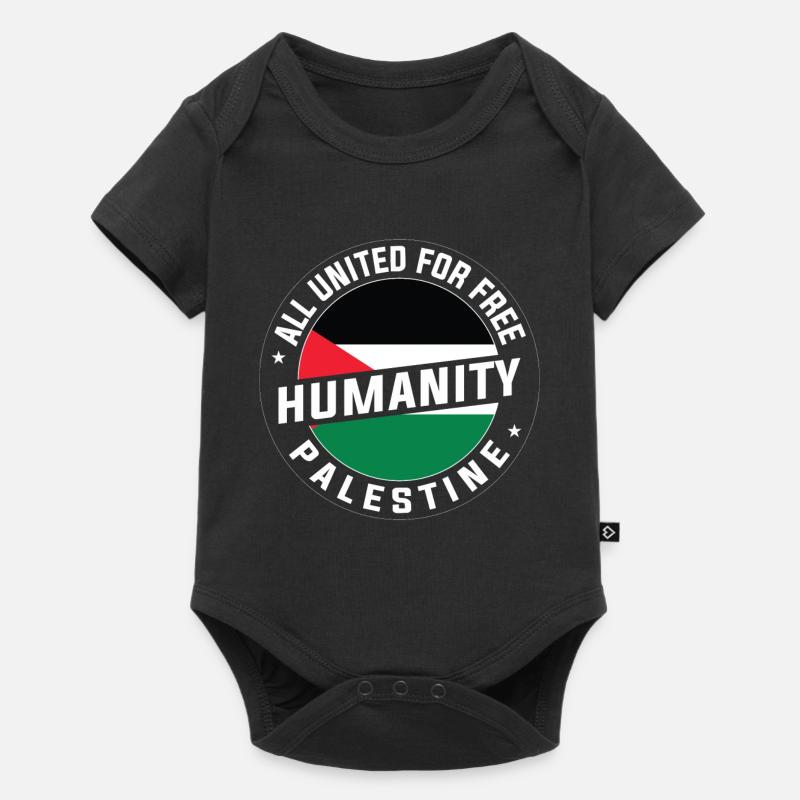Palestine libre - Body à manches courtes Premium Bébé - noir