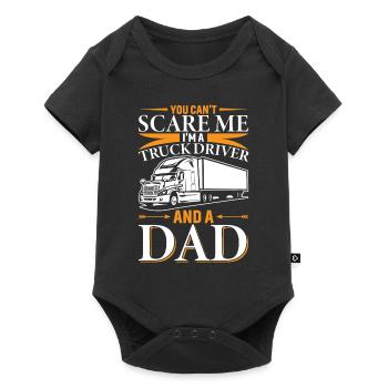 You can't scare me I'm a truck driver - Baby Premium short-sleeve bodysuit - black - Front