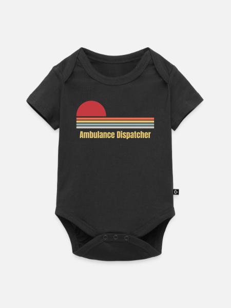 Ambulance Dispatcher - Baby Premium Kurzarmbody - Schwarz