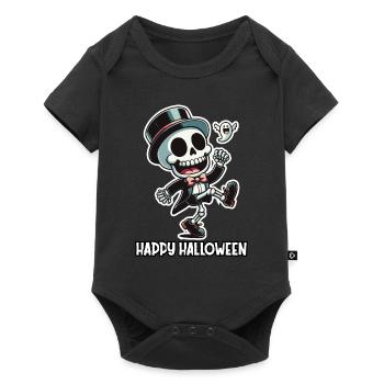 Boogie Bones: A Halloween Skeleton Jamboree - Baby Premium short-sleeve bodysuit - black - Front