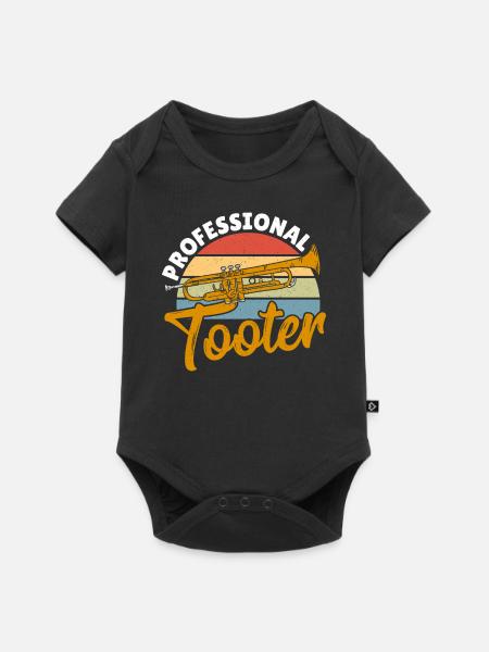 Trompeter Profi-Trompeter Spieler - Baby Premium Kurzarmbody - Schwarz