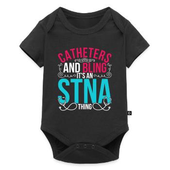 Nursing Assistant Nursing Assistant Geriatric Care Assistant - Baby Premium short-sleeve bodysuit - black - Front