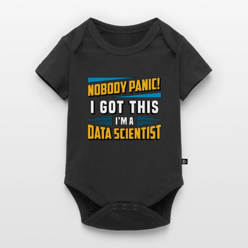 Data Mining Nobody Panic I Got This Data Analyst Baby Premium Kurzarmbody
