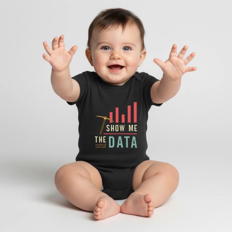 Data Mining Show Me The Data Computer Engineering Baby Premium Kurzarmbody