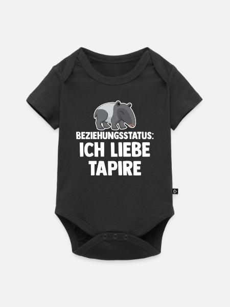 Tapir - Baby Premium Kurzarmbody - Schwarz