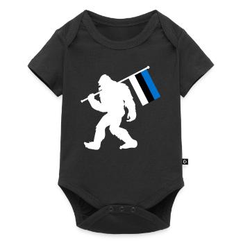 Estonie Bigfoot - Body à manches courtes Premium Bébé - noir - Devant