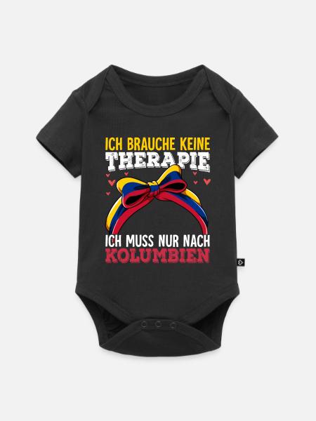 Kolumbien - Baby Premium Kurzarmbody - Schwarz