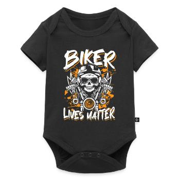 Biker lives matter - Baby Premium short-sleeve bodysuit - black - Front