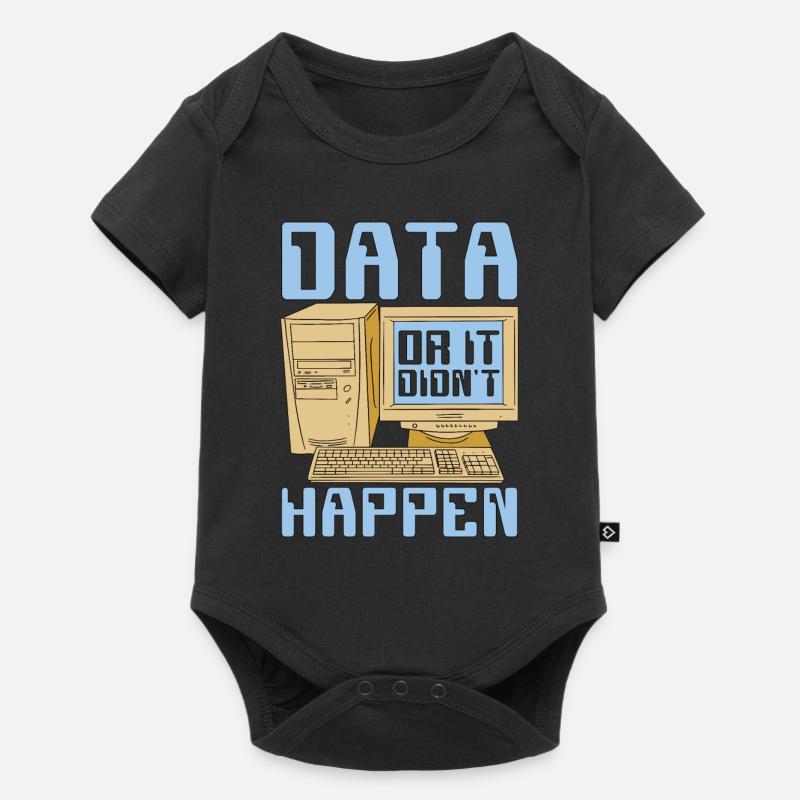 Data Mining Data Or It Didn't Happen Data Analysis - Baby Premium Kurzarmbody - Schwarz