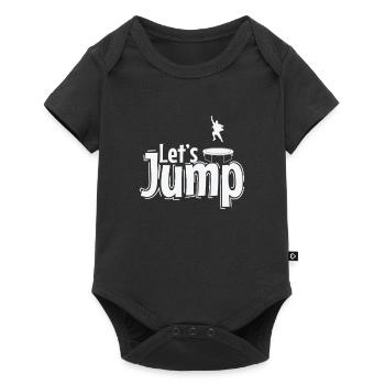 Let's Jump Trampoline Jumping Sport Hobby - Baby Premium short-sleeve bodysuit - black - Front