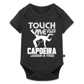 Capoeira First Capoeira Lesson Is Free - Baby Premium short-sleeve bodysuit - black - Front