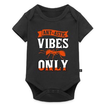 Ant-astic vibes only - Baby Premium short-sleeve bodysuit - black - Front