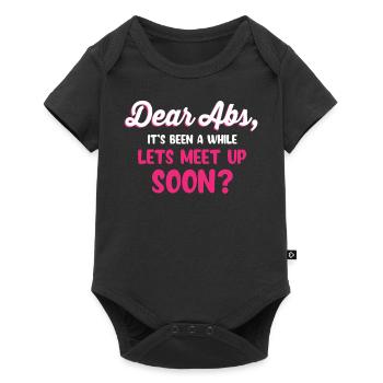 Lieber Bauch - Baby Premium Kurzarmbody - Schwarz - Vorne