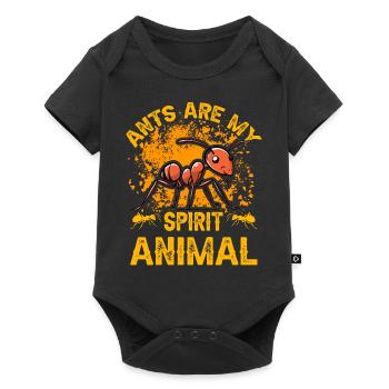 Ants are my spirit animal - Baby Premium short-sleeve bodysuit - black - Front