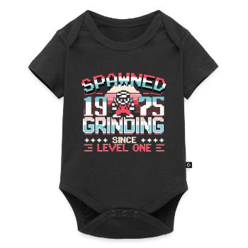 Engendré en 1975 Grinding depuis Level One Funny Gamer - Body à manches courtes Premium Bébé - noir - Devant
