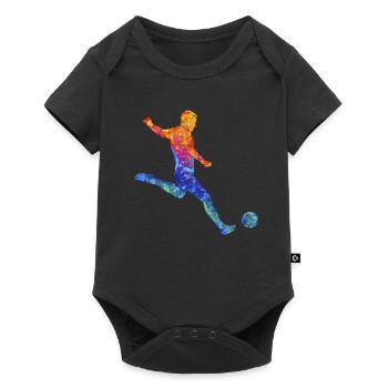 Professional Soccer Player Soccer God Soccer Player Goal Scorer - Baby Premium short-sleeve bodysuit - black - Front