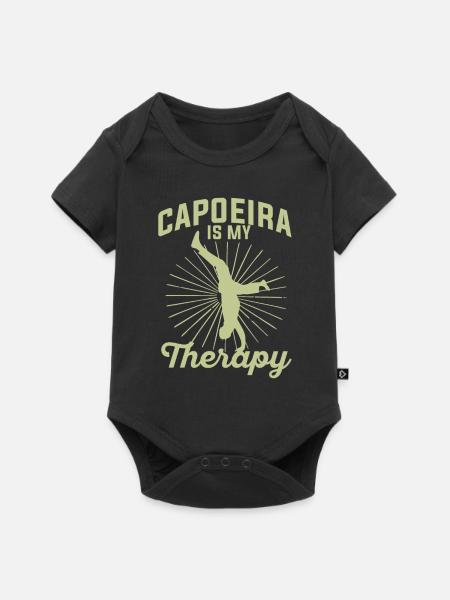 Capoeira Is My Therapy - Baby Premium Kurzarmbody - Schwarz