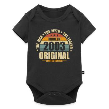 Vintage Legend 2003 : Édition limitée - Body à manches courtes Premium Bébé - noir - Devant