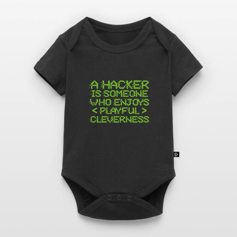 Hacker Coder Computer Hacking Gift Baby Premium short-sleeve bodysuit