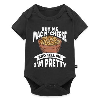 Mac And Cheese Noodles Gift Pasta - Baby Premium short-sleeve bodysuit - black - Front
