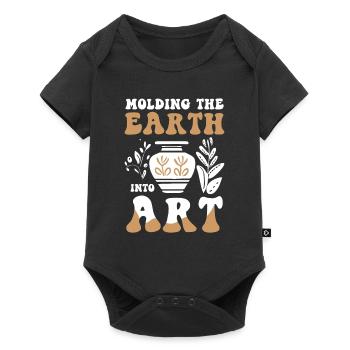 Molding The Earth Into Art - Baby Premium Kurzarmbody - Schwarz - Vorne
