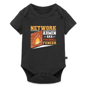 Administrateur réseau Administrateur système Réseau - Body à manches courtes Premium Bébé - noir - Devant