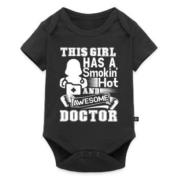 Doctor This Girl Has A Smokin Hot Doctor - Baby Premium short-sleeve bodysuit - black - Front
