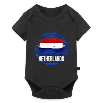 Pays-Bas - Body à manches courtes Premium Bébé - noir - Devant