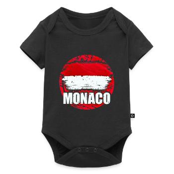 Monaco - Body à manches courtes Premium Bébé - noir - Devant