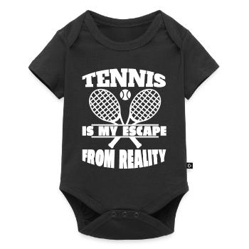 Club de tennis Tennis Amateurs de tennis Joueurs de tennis - Body à manches courtes Premium Bébé - noir - Devant