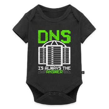 Netzwerkadministrator Programmierer - Baby Premium Kurzarmbody - Schwarz - Vorne