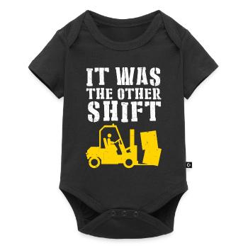 Funny Forklift Driver Forklift Operator Was The Ot - Baby Premium short-sleeve bodysuit - black - Front