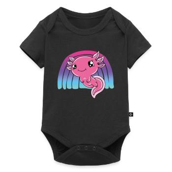 Cute Axolotl Funny Axolotl - Baby Premium short-sleeve bodysuit - black - Front