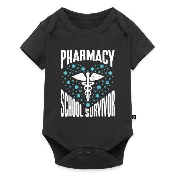 Apothecary Gift Pharmacy - Baby Premium short-sleeve bodysuit - black - Front