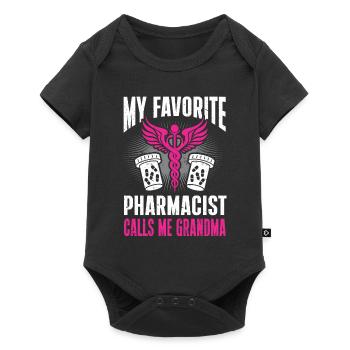 Apothecary Gift Pharmacy - Baby Premium short-sleeve bodysuit - black - Front