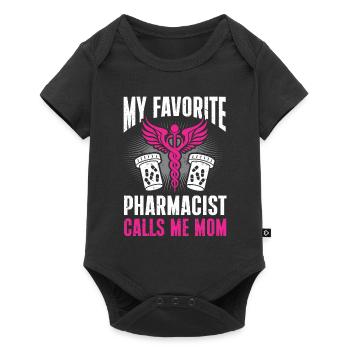 Apothecary Gift Pharmacy - Baby Premium short-sleeve bodysuit - black - Front
