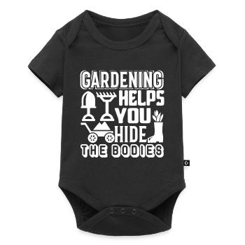 Gardening Gardening Helps You Hide The Bodies - Baby Premium short-sleeve bodysuit - black - Front