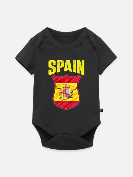Spanien - Baby Premium Kurzarmbody - Schwarz