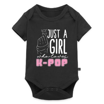 Koreanische Pop Musik Mädchen Geschenk K Pop - Baby Premium Kurzarmbody - Schwarz - Vorne