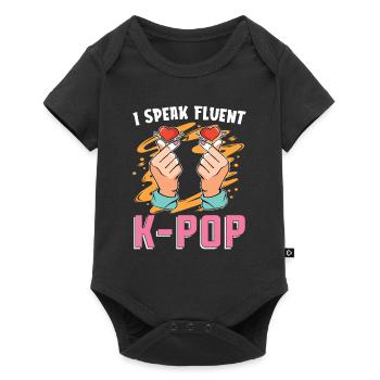 Corée Pop musique musicien cadeau drôle K Pop - Body à manches courtes Premium Bébé - noir - Devant