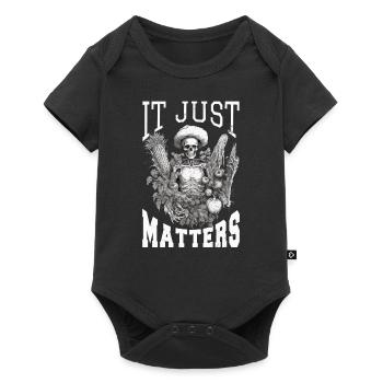 Gärtner Gartenpflanze Bauern-Sprüche Vintage - Baby Premium Kurzarmbody - Schwarz - Vorne