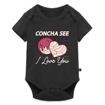 Concha See I Love You Mexican Sweet Bread Conchas - Baby Premium short-sleeve bodysuit - black - Front