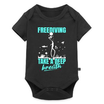 Plongée, Apnée, Apnée No Limit Apnée - Body à manches courtes Premium Bébé - noir - Devant