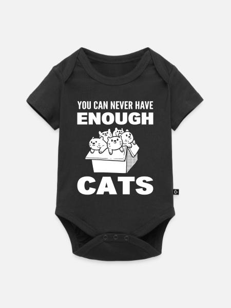 Katzenliebhaber Tierpfleger - Baby Premium Kurzarmbody - Schwarz