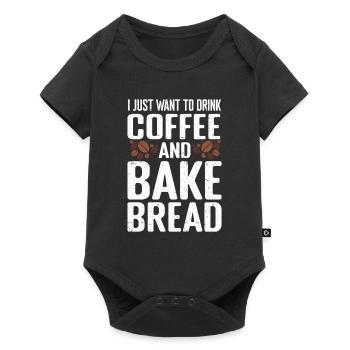Bread Baking Bakery Baker - Baby Premium short-sleeve bodysuit - black - Front