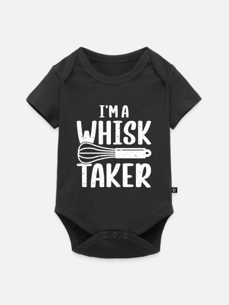 Bäcker Geschenk Backen für Bäcker - Baby Premium Kurzarmbody - Schwarz