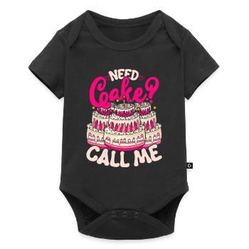 Cake Artist Confectioner Need Cake? Call Me - Baby Premium short-sleeve bodysuit - black - Front